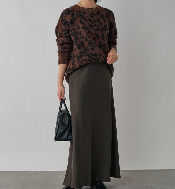  「【上品な揺れ感】キュプラ混バイアススカート」|スカート|