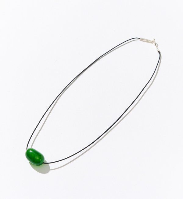  「【MONN.:.(モン)】GREENチョーカー」|ブローチ・コサージュ|