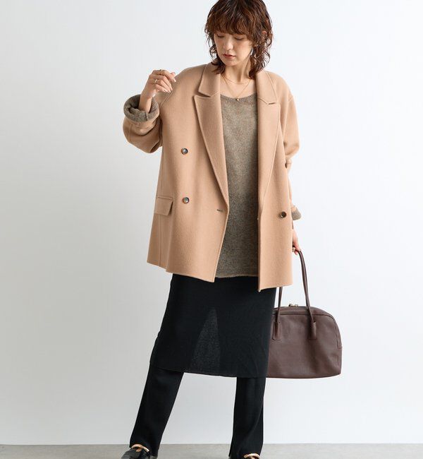  「【リニューアル】2wayスパングルシアーニット」|ニット・セーター|