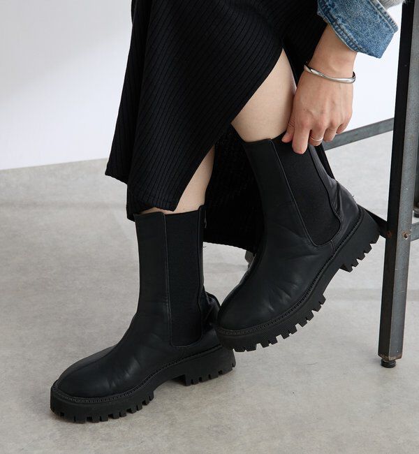  「【R.good(アールドットグッド)】ボリュームサイドゴアブーツ」|ショートブーツ|