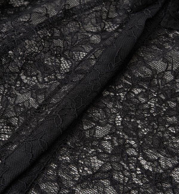  「【繊細なレースがアクセントに】フリルカラーレースブラウス」|シャツ・ブラウス|