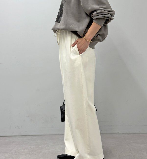  「【真冬まで暖か】両面起毛イージーストレートパンツ」|チノ|