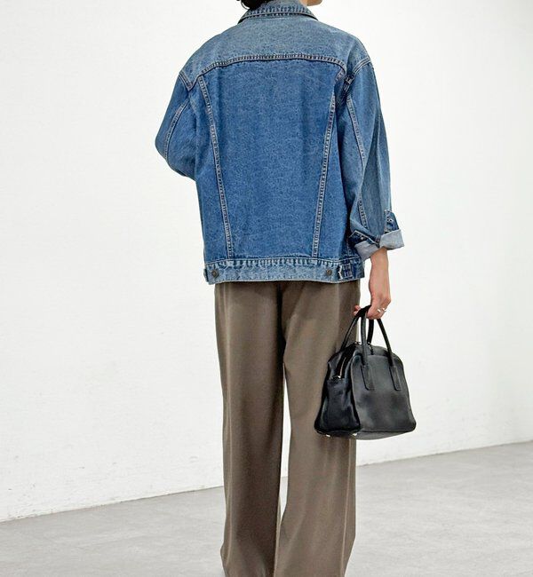  「【真冬まで暖か】両面起毛イージーストレートパンツ」|チノ|