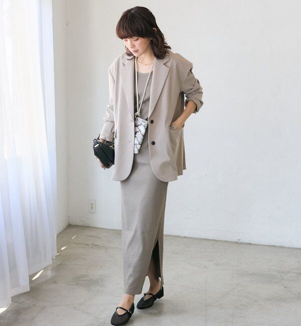  「【シリーズ累計販売数一万枚突破！】2WAYリブタンクワンピース」|ワンピース|