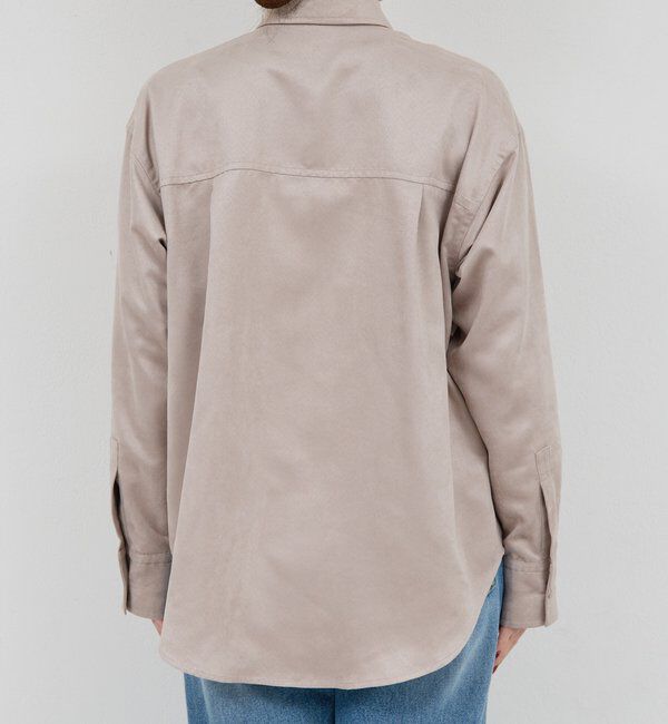  「フェイクスエードシャツ」|シャツ・ブラウス|