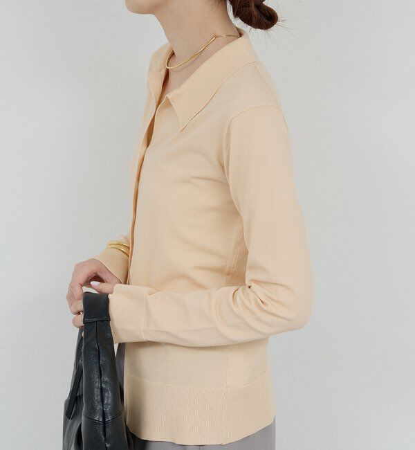  「総針ポロカーデ」|ニット・セーター|