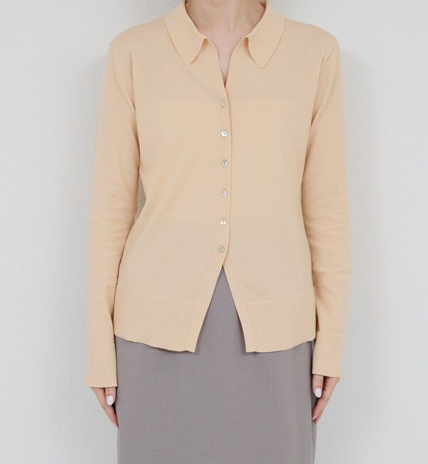  「総針ポロカーデ」|ニット・セーター|