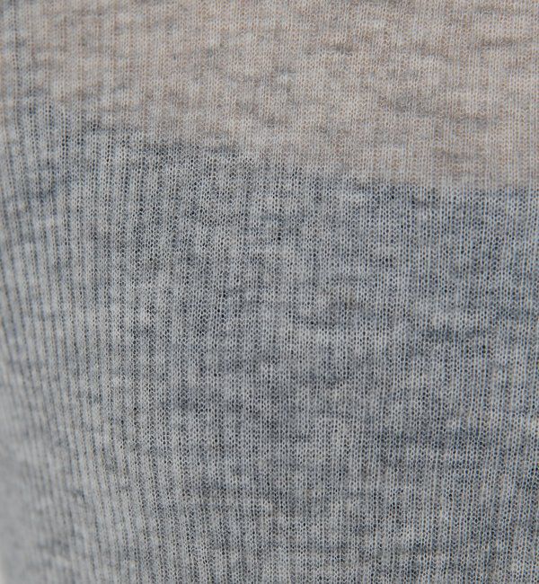  「【HERITANOVUM】 クルーリブニット」|ニット・セーター|