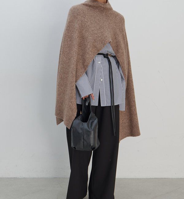  「【25th記念アイテム】 2wayニットポンチョ」|ニット・セーター|