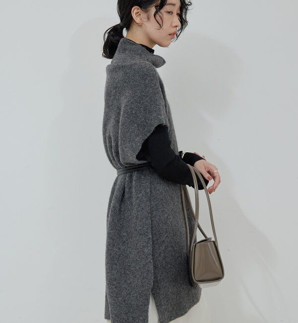  「【25th記念アイテム】 2wayニットポンチョ」|ニット・セーター|