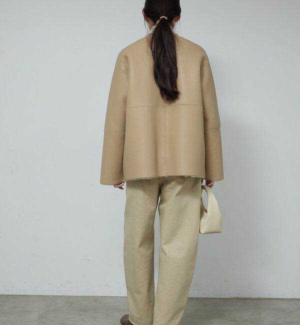  「【2way】リバーシブルフェイクムートンコート」|その他|