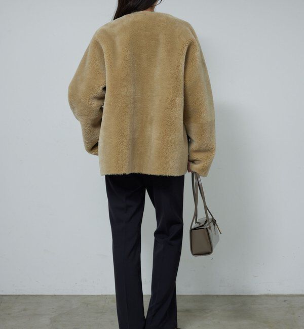  「【2way】リバーシブルフェイクムートンコート」|その他|