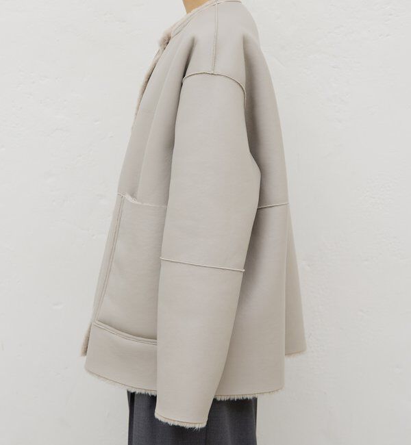  「【2way】リバーシブルフェイクムートンコート」|その他|