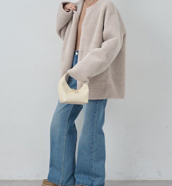  「【2way】リバーシブルフェイクムートンコート」|その他|