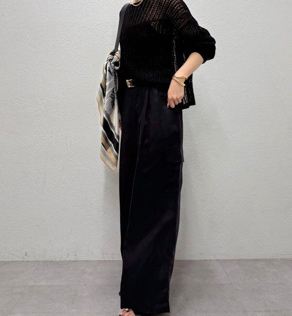  「【セットアップ対応】キュプラカーゴパンツ」|チノ|