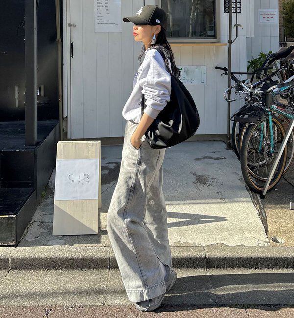  「クラウズナイロンラウンドビッグショルダーバッグ」|ショルダー・メッセンジャー|