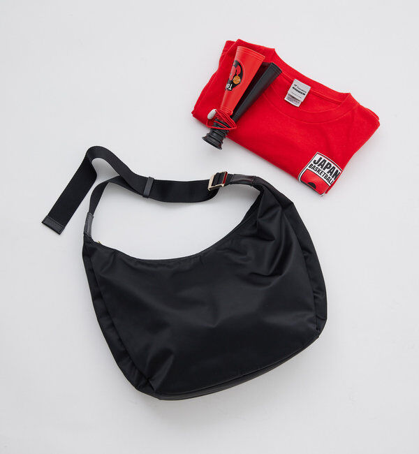  「クラウズナイロンラウンドビッグショルダーバッグ」|ショルダー・メッセンジャー|