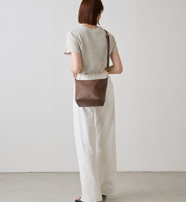 「ソフトレザーシンプルショルダーバッグ 」|ショルダー・メッセンジャー|