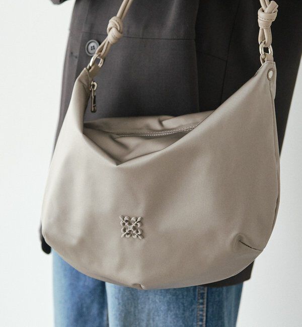  「クラウズナイロン2WAYショルダーバッグ」|ショルダー・メッセンジャー|ライトグレー