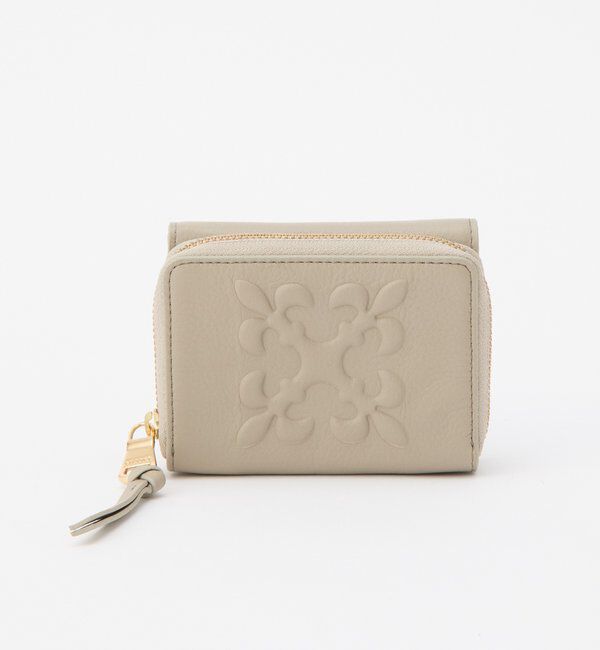  「エンボスモノグラム三つ折りウォレット」|財布|