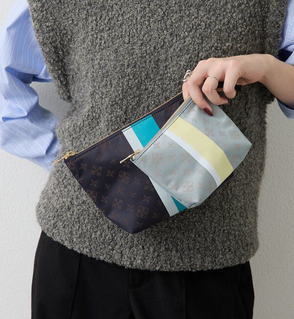  「ラインプリントポーチ S」|その他|