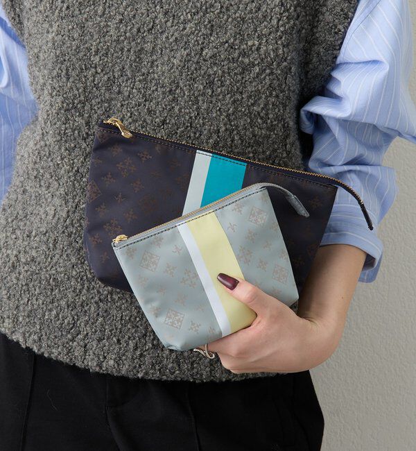  「ラインプリントポーチ S」|その他|