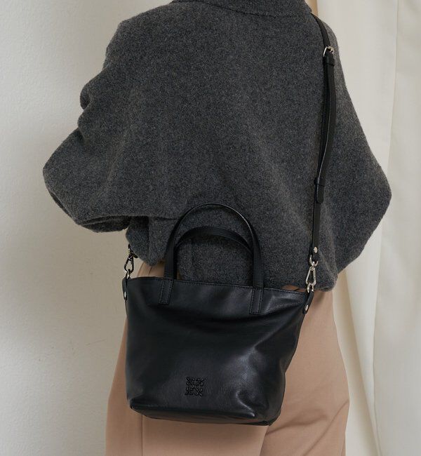  「レザー2WAYミニトートバッグ」|トートバッグ|