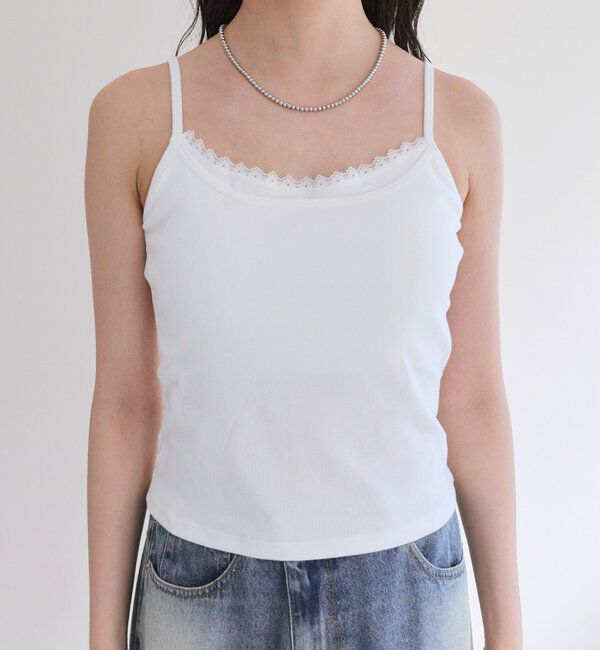  「パット付きレイヤードキャミソール」|キャミソール|