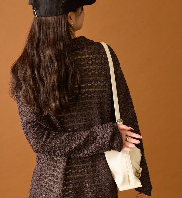  「襟付きレースカーディガン」|カーディガン|