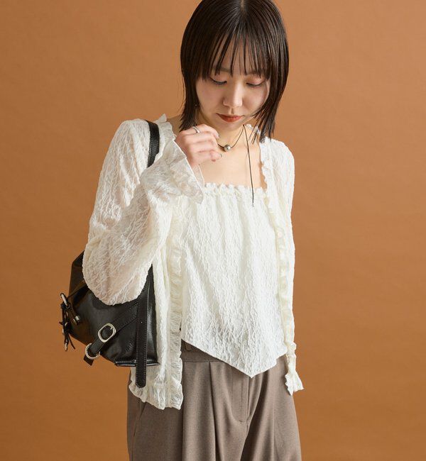  「ビスチェSETレースカーデ」|カーディガン|