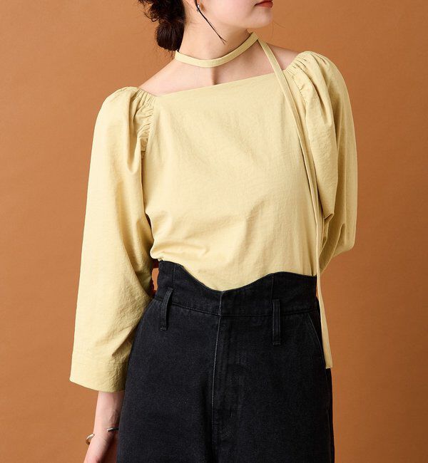  「チョーカーリボンパフブラウス」|シャツ・ブラウス|