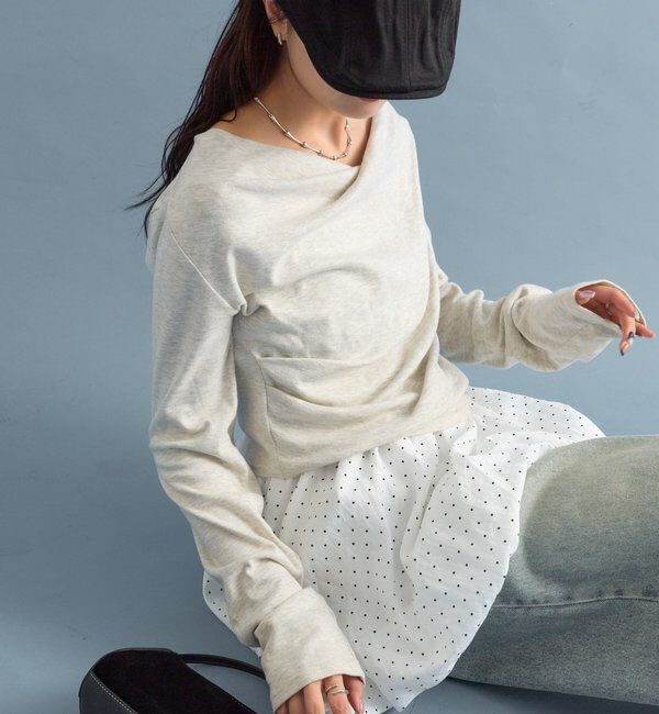  「オフショルロンT」|Tシャツ・カットソー|