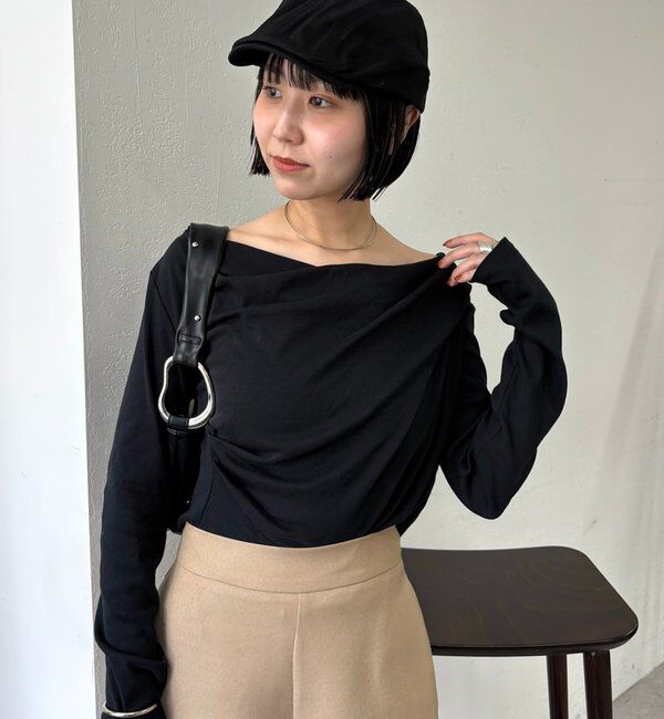  「オフショルロンT」|Tシャツ・カットソー|