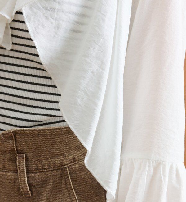  「ラッフルボレロブラウス」|シャツ・ブラウス|