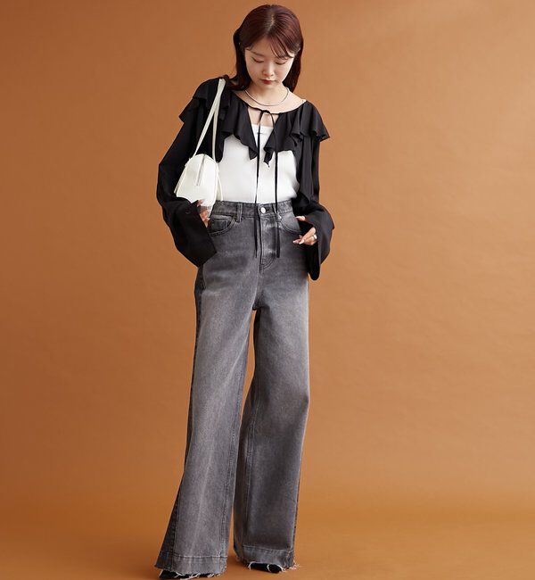  「ラッフルボレロブラウス」|シャツ・ブラウス|