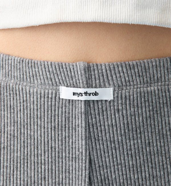  「【SETUPで着るのも◎】起毛リブショートパンツ」|チノ|