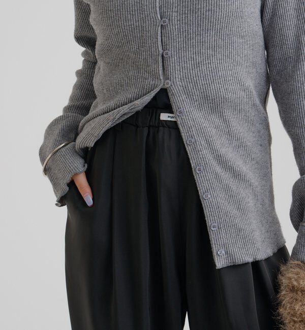  「起毛リブボタンカーディガン」|Tシャツ・カットソー|