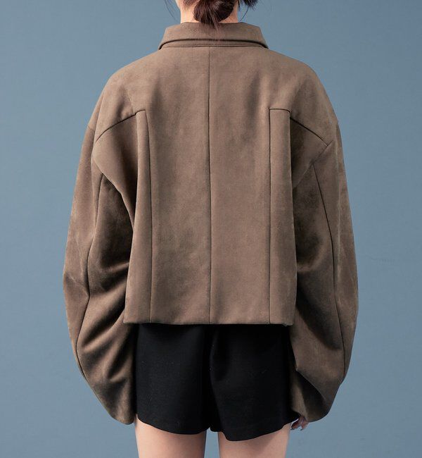  「フェイクスウェードショートブルゾン」|その他|