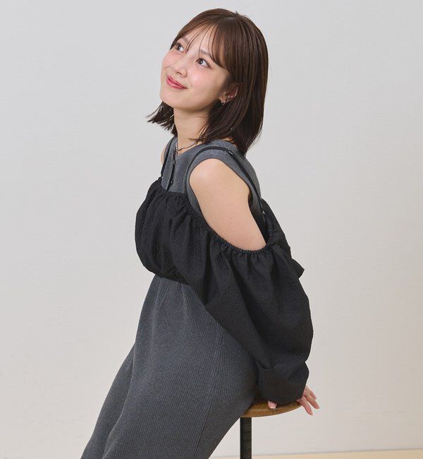  「【@sktnnm企画】ホイップブラウスセットワンピース」|ワンピース|