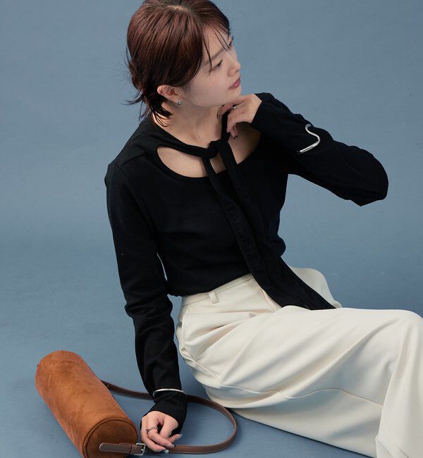  「ボウタイカットソー」|Tシャツ・カットソー|