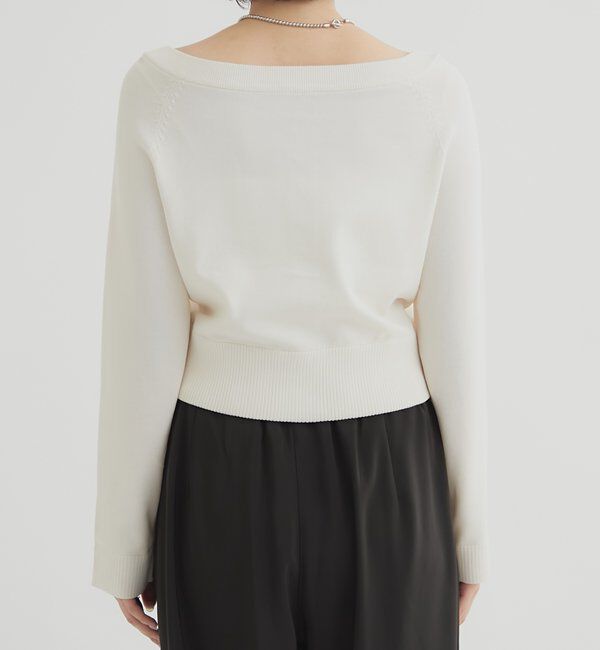  「クリアボタン カーディガン」|カーディガン|