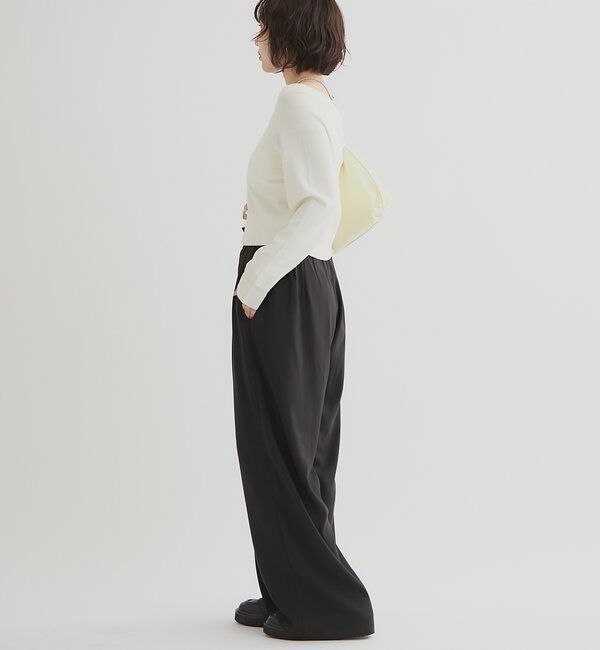  「クリアボタン カーディガン」|カーディガン|