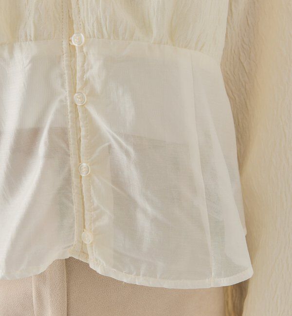  「シアーコルセットブラウス」|シャツ・ブラウス|