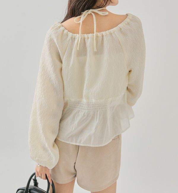  「シアーコルセットブラウス」|シャツ・ブラウス|