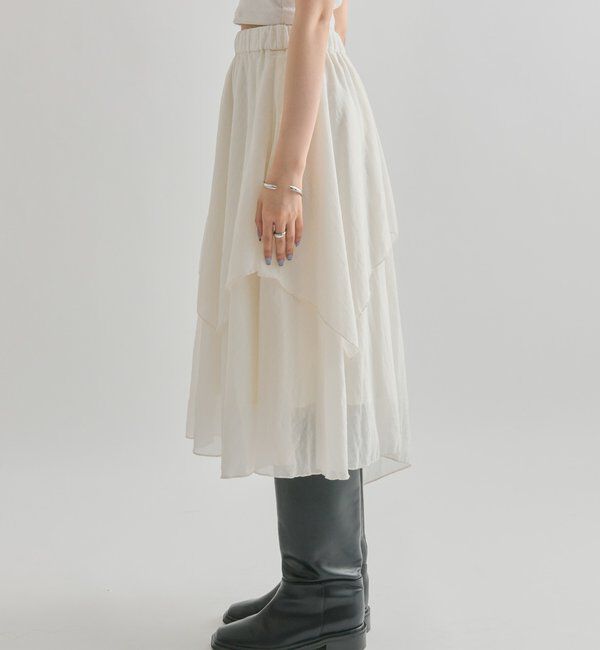  「フリルアシメスカート」|スカート|