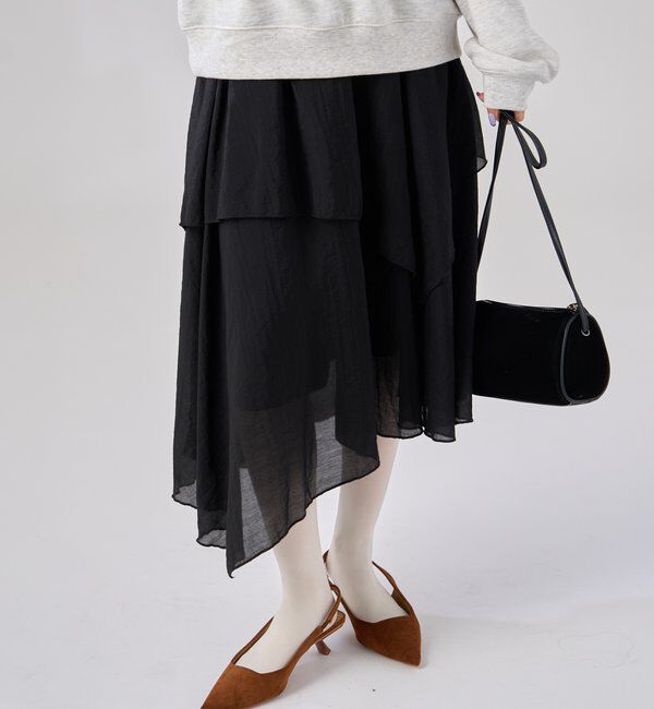  「フリルアシメスカート」|スカート|
