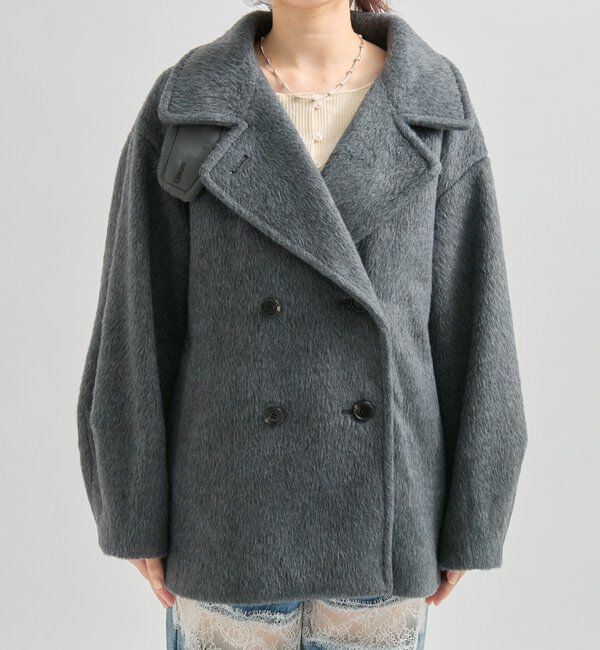  「ウール混 シャギーミドルコート」|その他|