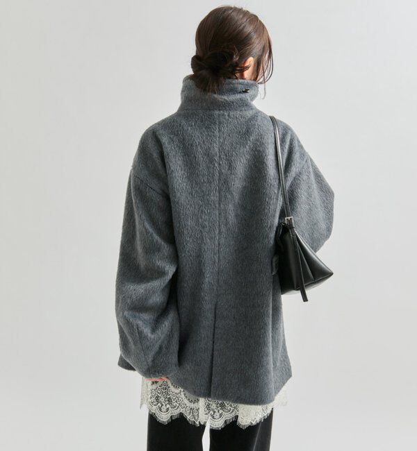  「ウール混 シャギーミドルコート」|その他|