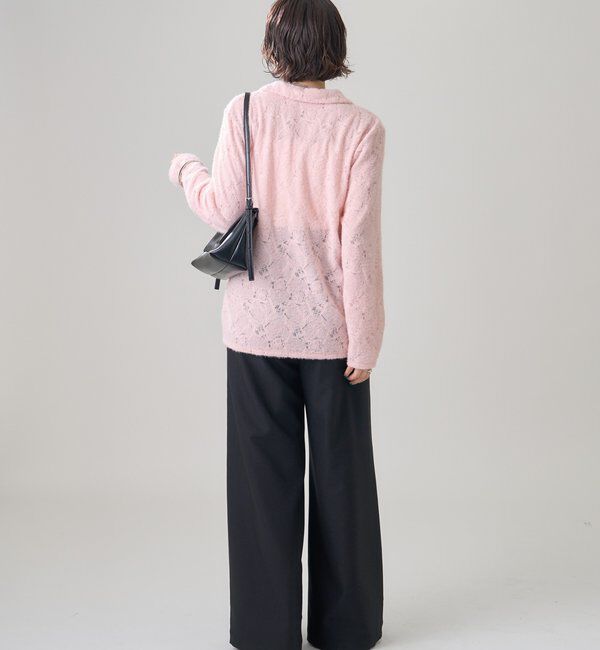  「襟付きシャギーカーディガン」|Tシャツ・カットソー|