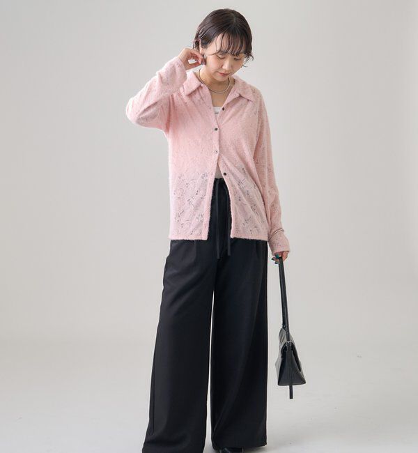  「襟付きシャギーカーディガン」|Tシャツ・カットソー|